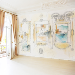 Florence from a beautiful palace